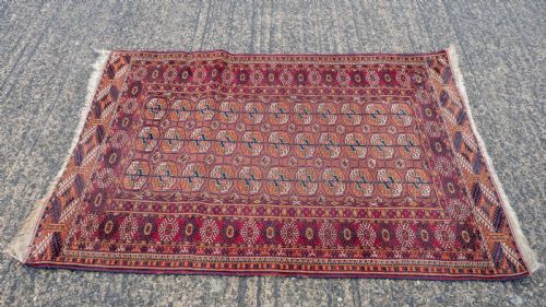 TURKMEN TEKKE RUG FROM THE EMIRATE OF BUKHARA 5'11X3'9 180X1155CM - ADDITIONAL PHOTO 5