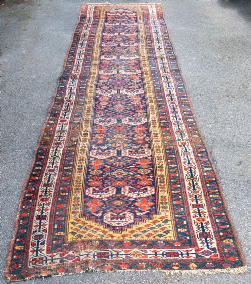 ANTIQUE WEST PERSIAN RUNNER 16'4X3'9 497X114CM - ADDITIONAL PHOTO 7