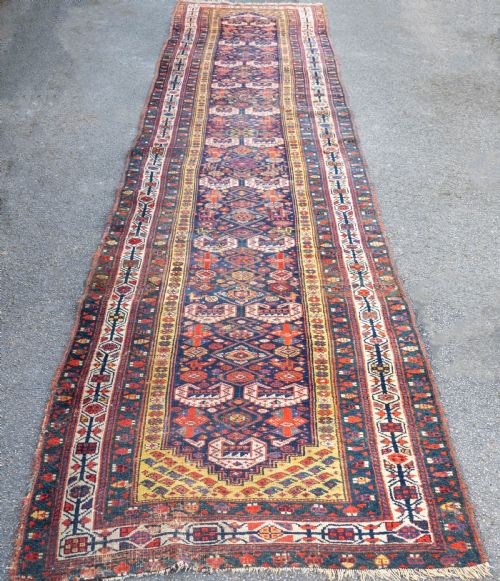 ANTIQUE WEST PERSIAN RUNNER 16'4X3'9 497X114CM - ADDITIONAL PHOTO 8