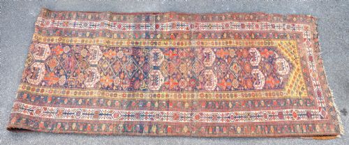ANTIQUE WEST PERSIAN RUNNER 16'4X3'9 497X114CM - ADDITIONAL PHOTO 11