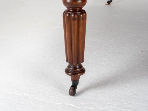 VICTORIAN MAHOGANY 8FT WIND OUT EXTENDING DINING TABLE - ADDITIONAL PHOTO 10