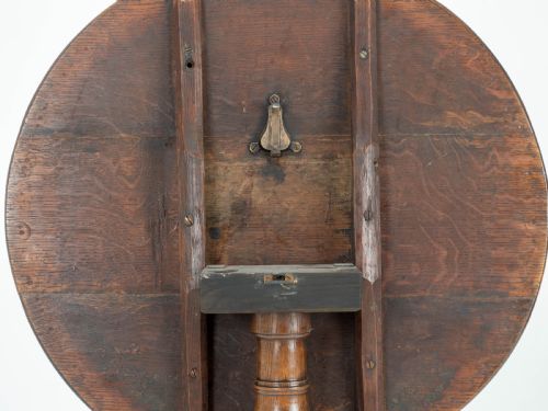 GEORGE II OAK TILT TOP COUNTRY TRIPOD SUPPER TABLE GEORGIAN - ADDITIONAL PHOTO 10