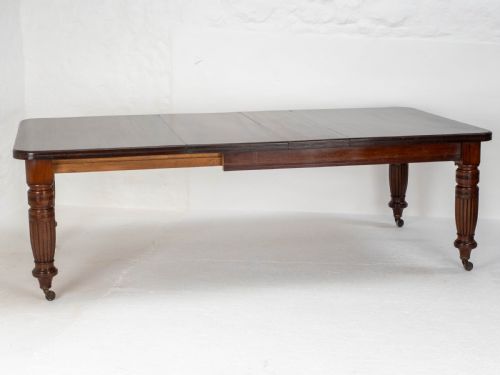 VICTORIAN MAHOGANY 8FT WINDOUT EXTENDING KITCHEN DINING TABLE JOSEPH FITTER - ADDITIONAL PHOTO 2