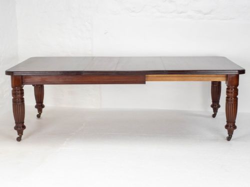 VICTORIAN MAHOGANY 8FT WINDOUT EXTENDING KITCHEN DINING TABLE JOSEPH FITTER - ADDITIONAL PHOTO 4