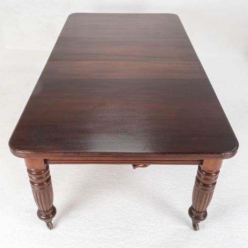 VICTORIAN MAHOGANY 8FT WINDOUT EXTENDING KITCHEN DINING TABLE JOSEPH FITTER - ADDITIONAL PHOTO 7