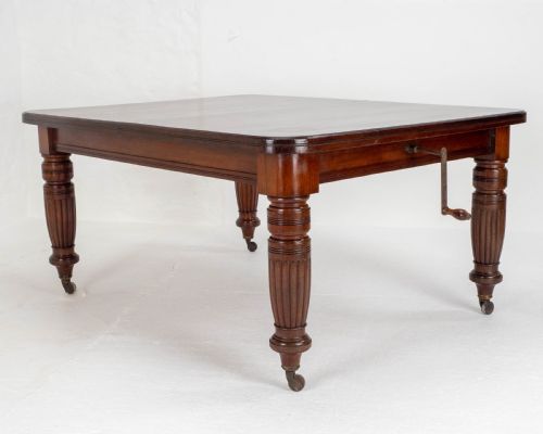 VICTORIAN MAHOGANY 8FT WINDOUT EXTENDING KITCHEN DINING TABLE JOSEPH FITTER - ADDITIONAL PHOTO 9