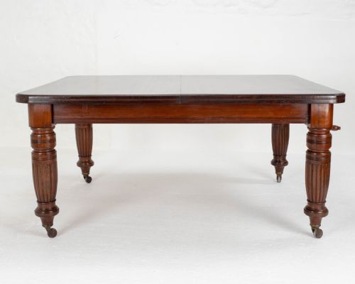 VICTORIAN MAHOGANY 8FT WINDOUT EXTENDING KITCHEN DINING TABLE JOSEPH FITTER - ADDITIONAL PHOTO 12