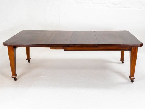 C1900 ARTS CRAFTS STYLE 8FT WALNUT EXTENDING KITCHEN DINING TABLE - ADDITIONAL PHOTO 3