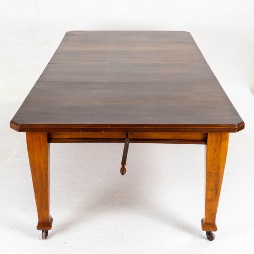 C1900 ARTS CRAFTS STYLE 8FT WALNUT EXTENDING KITCHEN DINING TABLE - ADDITIONAL PHOTO 6