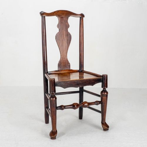 GEORGIAN ELM ASH STAFFORDSHIRE SHROPSHIRE COUNTRY SIDE CHAIR LATE C18TH - ADDITIONAL PHOTO 9