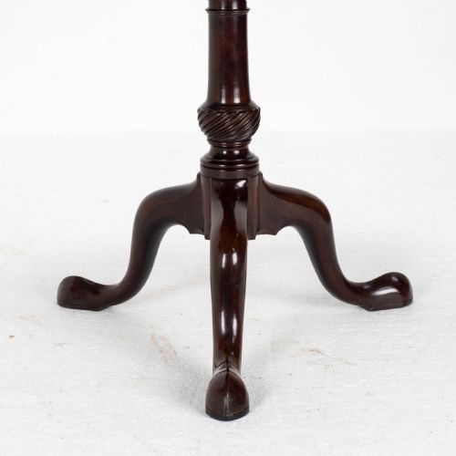 GEORGE II MAHOGANY BIRDCAGE TILT TOP TRIPOD SUPPER TABLE GEORGIAN - ADDITIONAL PHOTO 10