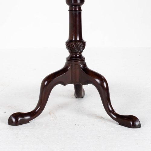 GEORGE II MAHOGANY BIRDCAGE TILT TOP TRIPOD SUPPER TABLE GEORGIAN - ADDITIONAL PHOTO 11