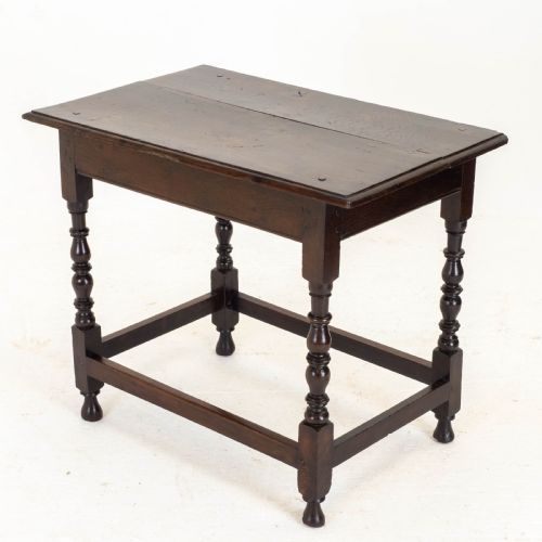 C17TH DARK OAK ENGLISH COUNTRY SIDE TABLE JACOBEAN CAROLEAN - ADDITIONAL PHOTO 10