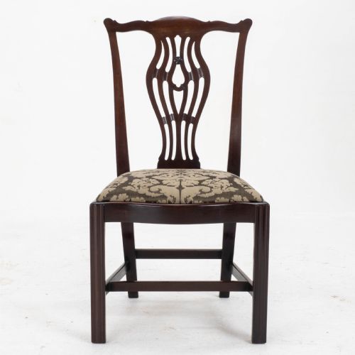 GEORGIAN CHIPPENDALE MAHOGANY SET OF 4 DINING CHAIRS GEORGE III - ADDITIONAL PHOTO 5