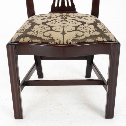 GEORGIAN CHIPPENDALE MAHOGANY SET OF 4 DINING CHAIRS GEORGE III - ADDITIONAL PHOTO 7