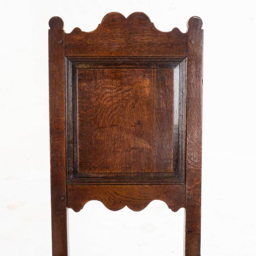 C17TH SET OF 7 OAK HIGH BACK DINING CHAIRS 6 1 JACOBEAN CAROLEAN BACK STOOL - ADDITIONAL PHOTO 16