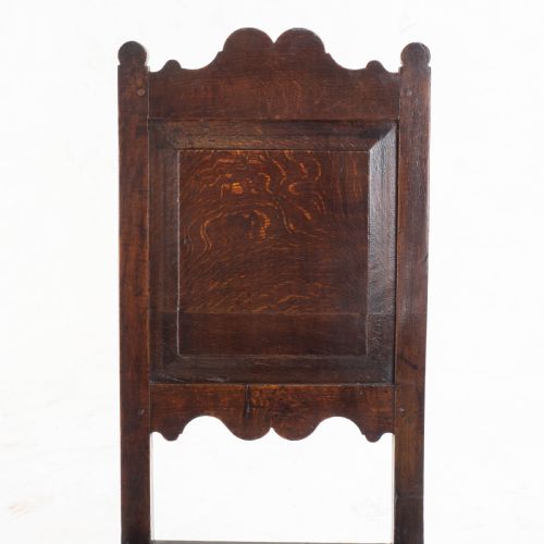 C17TH SET OF 7 OAK HIGH BACK DINING CHAIRS 6 1 JACOBEAN CAROLEAN BACK STOOL - ADDITIONAL PHOTO 20
