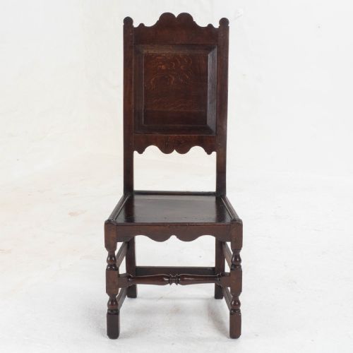 C17TH SET OF 7 OAK HIGH BACK DINING CHAIRS 6 1 JACOBEAN CAROLEAN BACK STOOL - ADDITIONAL PHOTO 21