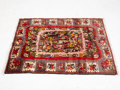 BAKHTIARI PERSIAN HANDWOVEN RUG 5'6X3'9 168X115CM CARPET ORIENTAL - ADDITIONAL PHOTO 3