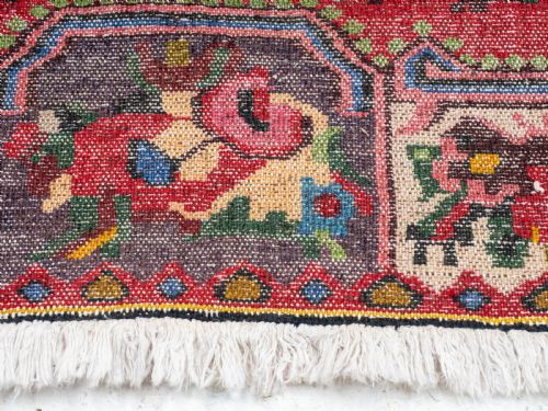 BAKHTIARI PERSIAN HANDWOVEN RUG 5'6X3'9 168X115CM CARPET ORIENTAL - ADDITIONAL PHOTO 4