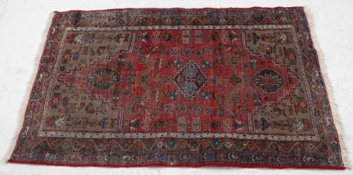 HAMADAN PERSIAN HANDWOVEN RUG 5'X3' 152X92CM ORIENTAL - ADDITIONAL PHOTO 2