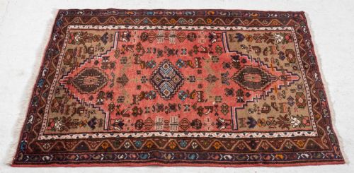 HAMADAN PERSIAN HANDWOVEN RUG 5'X3' 152X92CM ORIENTAL - ADDITIONAL PHOTO 4