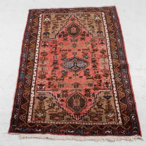 HAMADAN PERSIAN HANDWOVEN RUG 5'X3' 152X92CM ORIENTAL - ADDITIONAL PHOTO 7