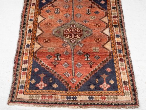 QASHQAI PERSIAN HANDWOVEN RUG 5'X3'4 153X98CM CARPET ORIENTAL - ADDITIONAL PHOTO 3