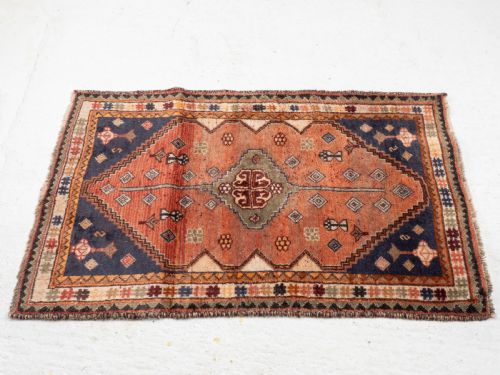 QASHQAI PERSIAN HANDWOVEN RUG 5'X3'4 153X98CM CARPET ORIENTAL - ADDITIONAL PHOTO 7