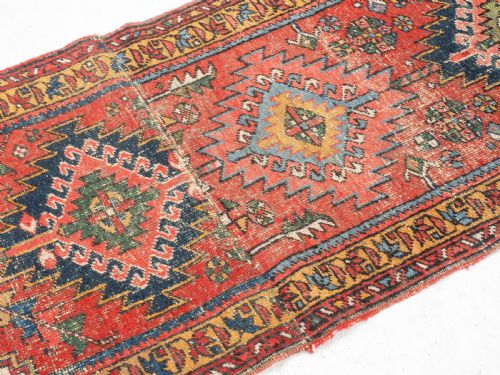 CAUCASIAN KAZAK RUNNER 7'6X2'9 229X85CM ORIENTAL RUG - ADDITIONAL PHOTO 7