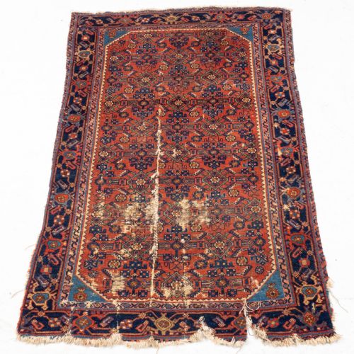 ANTIQUE AFSHAR PERSIAN C19TH RUG 5'X3'1 153X93CM CARPET ORIENTAL - ADDITIONAL PHOTO 4