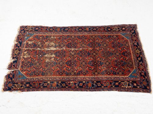 ANTIQUE AFSHAR PERSIAN C19TH RUG 5'X3'1 153X93CM CARPET ORIENTAL - ADDITIONAL PHOTO 8