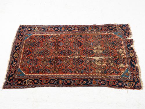 ANTIQUE AFSHAR PERSIAN C19TH RUG 5'X3'1 153X93CM CARPET ORIENTAL - ADDITIONAL PHOTO 9