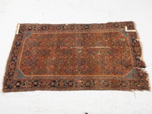 ANTIQUE AFSHAR PERSIAN C19TH RUG 5'X3'1 153X93CM CARPET ORIENTAL - ADDITIONAL PHOTO 12