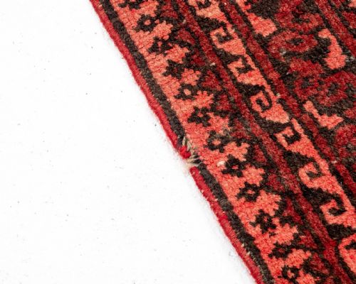 ANTIQUE TURKOMAN SALOR GUL RUNNER 8'10X2'9 268X83CM AFGHAN TURKMEN TEKKE RUG - ADDITIONAL PHOTO 14