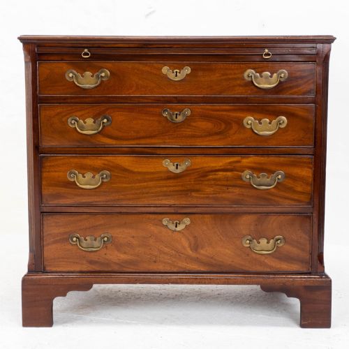 GEORGIAN MAHOGANY INLAID BACHELORS CHEST OF DRAWERS GEORGE IIIII - ADDITIONAL PHOTO 11