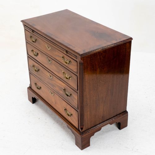 GEORGIAN MAHOGANY INLAID BACHELORS CHEST OF DRAWERS GEORGE IIIII - ADDITIONAL PHOTO 22
