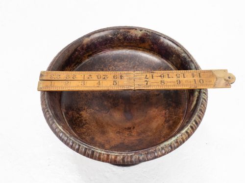 C19TH ITALIAN BRONZE PATINATED TAZZA CENTREPIECE PEDESTAL BOWL - ADDITIONAL PHOTO 11