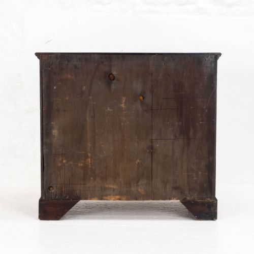 GEORGE III MAHOGANY STRAIGHT FRONT CHEST OF DRAWERS GEORGIAN - ADDITIONAL PHOTO 12
