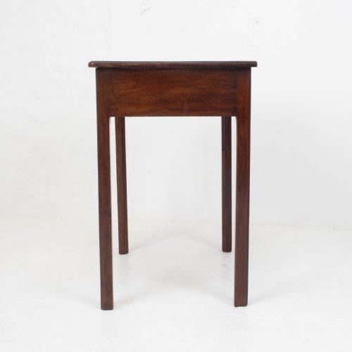 GEORGIAN MAHOGANY COUNTRY SIDE TABLE WITH DRAWER - ADDITIONAL PHOTO 17