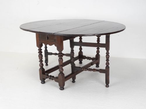 EARLY C18TH OAK OVAL GATELEG COUNTRY DINING TABLE C17TH JACOBEAN CAROLEAN - ADDITIONAL PHOTO 2