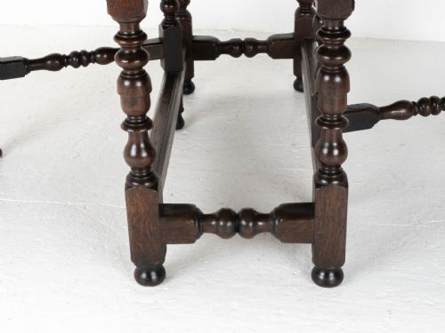 EARLY C18TH OAK OVAL GATELEG COUNTRY DINING TABLE C17TH JACOBEAN CAROLEAN - ADDITIONAL PHOTO 10