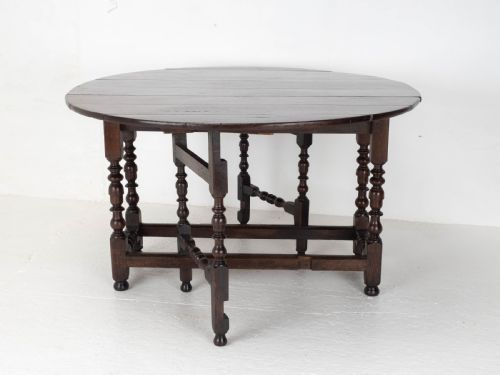 EARLY C18TH OAK OVAL GATELEG COUNTRY DINING TABLE C17TH JACOBEAN CAROLEAN - ADDITIONAL PHOTO 14