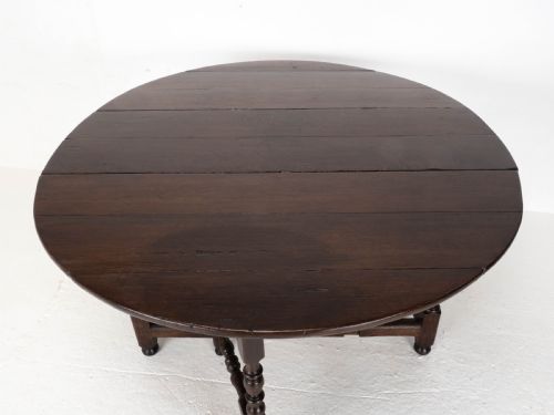 EARLY C18TH OAK OVAL GATELEG COUNTRY DINING TABLE C17TH JACOBEAN CAROLEAN - ADDITIONAL PHOTO 16
