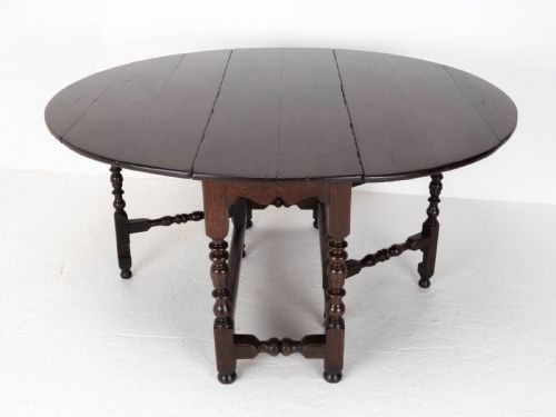 EARLY C18TH OAK OVAL GATELEG COUNTRY DINING TABLE C17TH JACOBEAN CAROLEAN - ADDITIONAL PHOTO 17