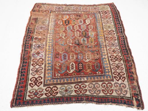 C19TH AFSHAR PERSIAN RUG 5'10X4'5 177X135CM CARPET ORIENTAL - ADDITIONAL PHOTO 1
