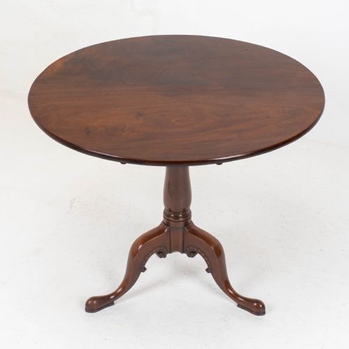IRISH GEORGE II MAHOGANY TRIPOD TILT TOP SUPPER TABLE C1760 GEORGIAN - ADDITIONAL PHOTO 3