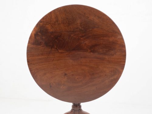 IRISH GEORGE II MAHOGANY TRIPOD TILT TOP SUPPER TABLE C1760 GEORGIAN - ADDITIONAL PHOTO 4