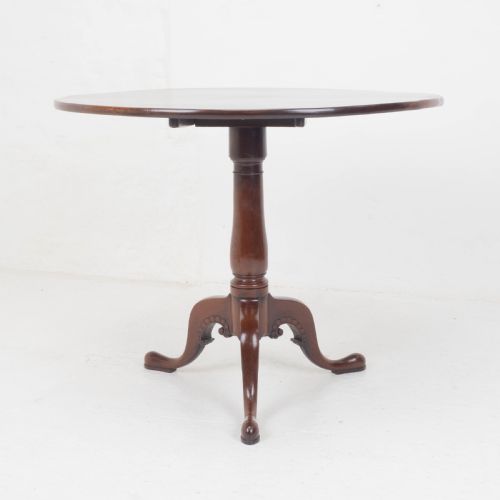 IRISH GEORGE II MAHOGANY TRIPOD TILT TOP SUPPER TABLE C1760 GEORGIAN - ADDITIONAL PHOTO 5