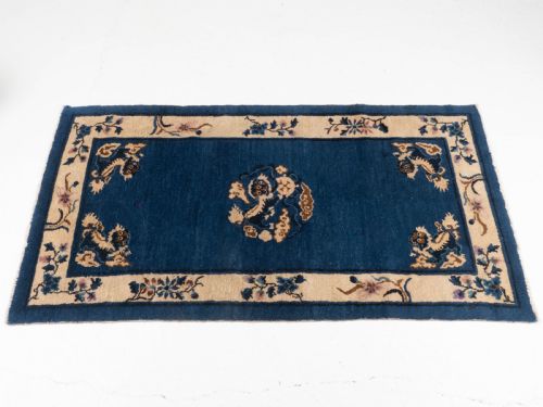 ANTIQUE CHINESE PEKING DRAGON RUG 5'9 X 3'1 176 X 94CM CARPET - ADDITIONAL PHOTO 7